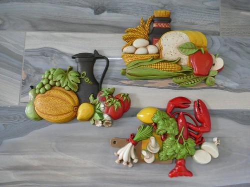 Vintage syroco kitchen wall - vintage,